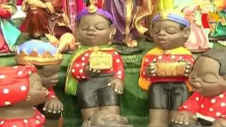 La Navidad peruana: muñecos y juegos artesanales en feria de Lidia Cortez