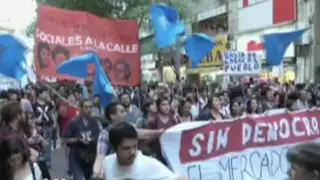 Chile: universitarios vuelven a marchar para exigir claridad en ley