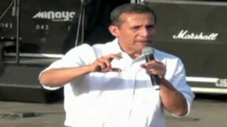 Ollanta Humala evita responder críticas por mensaje a la Nación