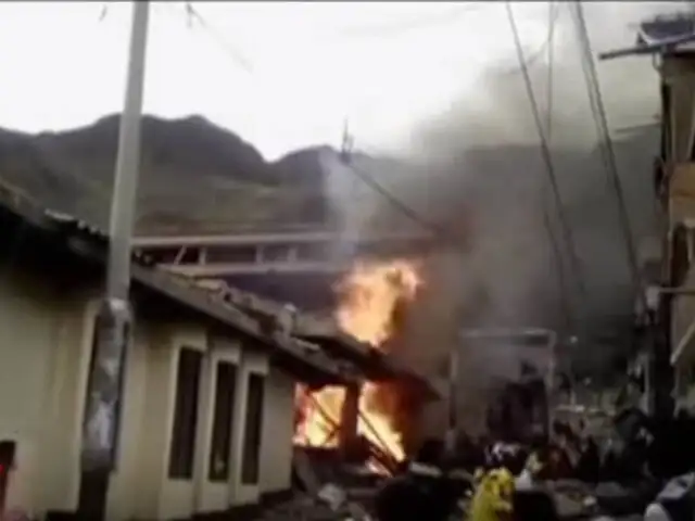 Huancavelica: explosión en ferretería deja tres heridos de consideración
