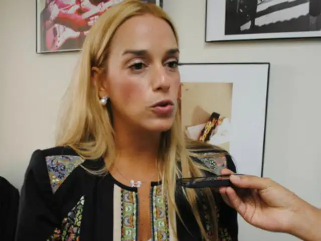 Lilian Tintori pide libertad inmediata de Leopoldo López