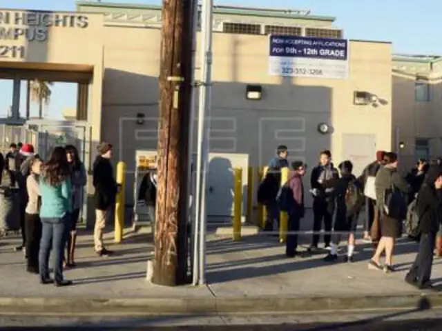 EEUU: escolares fueron evacuados en Los Ángeles por amenaza de bomba
