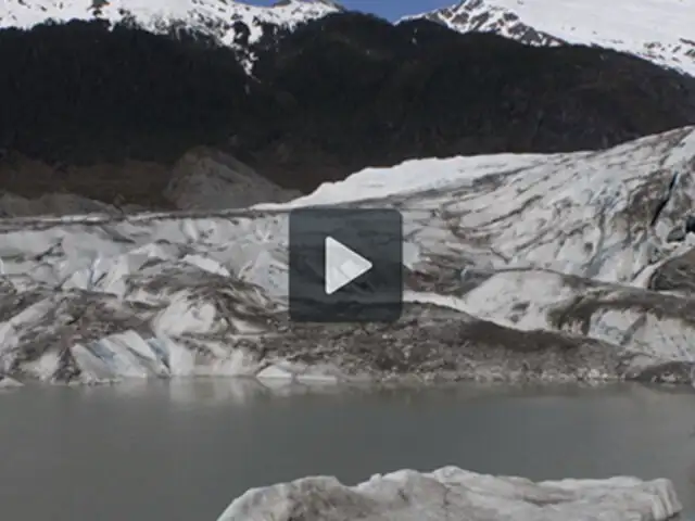 Un impactante video de 30 segundos resume la dramática situación de los glaciares