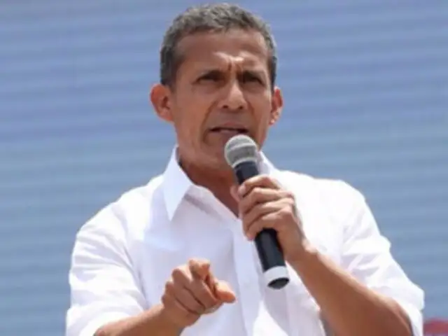 Presidente Humala: Podría revisarse criterios de sanciones en  casos de flagrancia