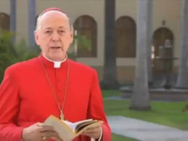 Cardenal Juan Luis Cipriani envió mensaje de Navidad a los peruanos