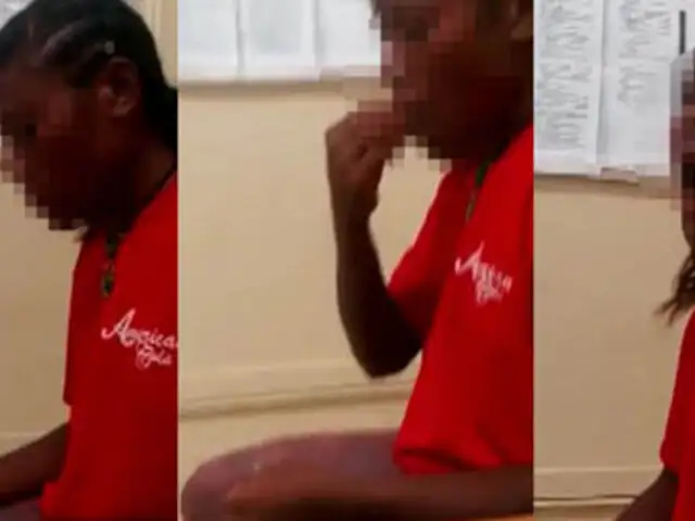 VIDEO: policía obliga a una joven a comerse dos condones
