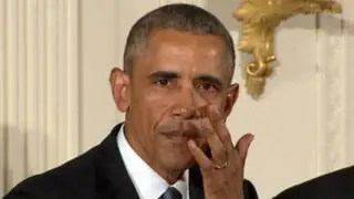 EEUU: Obama se quiebra al anunciar reforma para control de armas