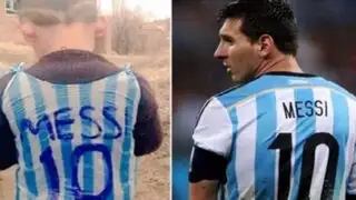 Lionel Messi cumplió el sueño de un niño afgano
