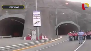 Inauguraron túneles Santa Rosa y San Martín