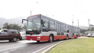 Protransporte presentó flota de 68 buses nuevos para corredor Javier Prado