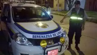 Tras intensa balacera policías y serenos recuperan auto robado