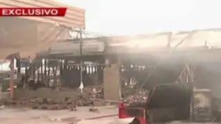 Boulevard de Asia: así quedó el supermercado tras incendio