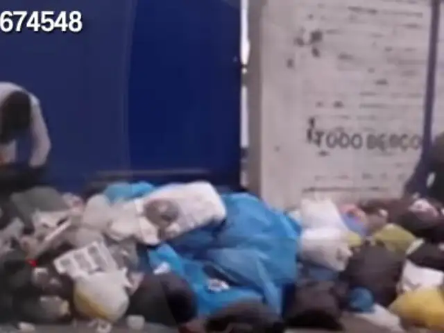 Vecinos de Chorrillos denuncian que municipio no recoge la basura