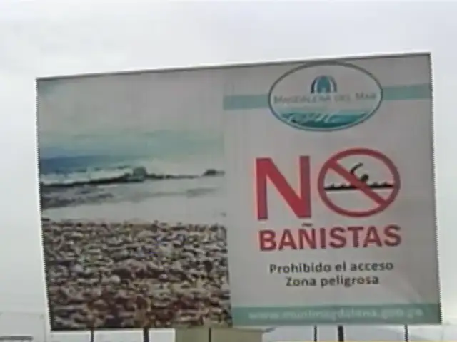 Costa Verde: prohíben ingreso a playas de Magdalena