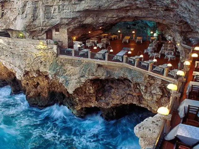 Este restaurante fue construido dentro de una cueva y el resultado te dejará con la boca abierta