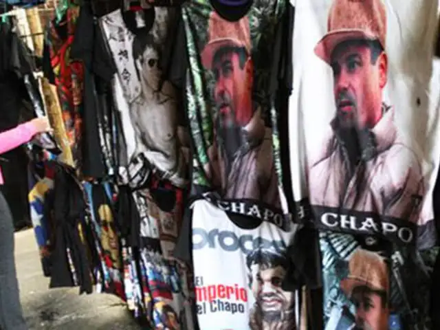 ¿De villano a héroe? venden polos, gorras y DVD´s de ‘El Chapo’ Guzmán