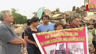 Inician demolición de viviendas por obras de Vía Parque Rímac