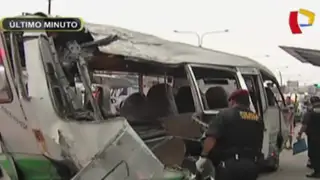 Un fallecido y más de 10 heridos deja choque del 'Chosicano' en Cercado de Lima