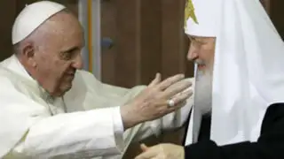 Cuba: histórica reunión entre papa Francisco y patriarca ortodoxo ruso