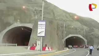 Túneles Santa Rosa y San Martín funcionarán desde hoy todo el día