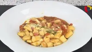 Aprende la receta del gnocchi en salsa de tomate con mosarella fresca