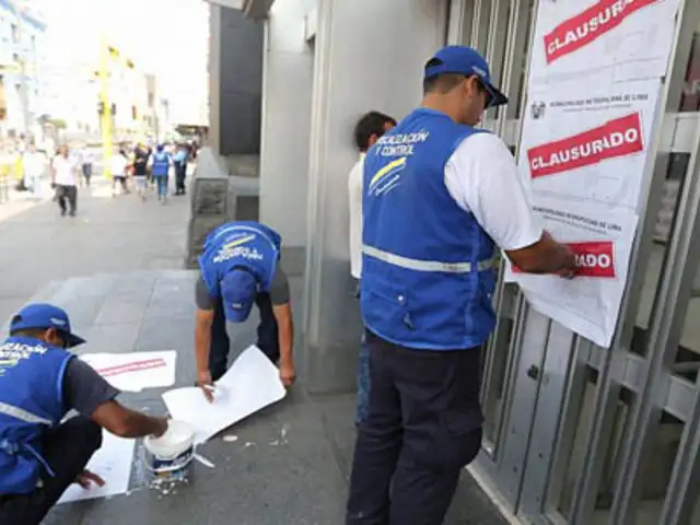 Centro de Lima: cierran supermercado Metro por falta de seguridad