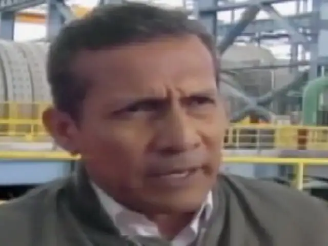 Apurímac: presidente Humala anuncia sanciones para Petroperú