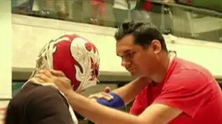 Marco Rodríguez se convierte en luchador por un día