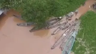 Madre de Dios: desborde de río afecta campos y viviendas