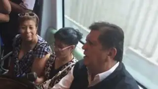 Voto Batería: Alan García hizo recorrido proselitista en Metro de Lima