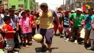 El reto de “la patadita”: cuando los limeños imitan jugadas de los famosos del fútbol