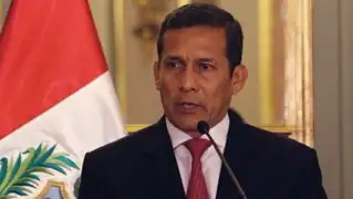 Ollanta Humala sobre agendas: "Se está creando una ficción jurídica"