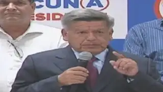 César Acuña realiza conferencia de prensa tras el fallo del JNE