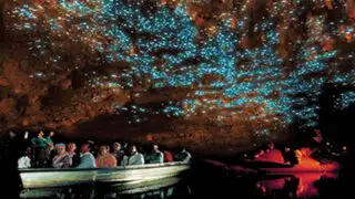 Las cuevas de Waitomo, un lugar donde las larvas ofrecen un espectáculo único en el mundo