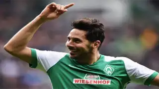 Claudio Pizarro anotó y se convirtió en goleador histórico del Werder Bremen