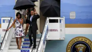 Barack Obama llegó a Cuba en una visita histórica