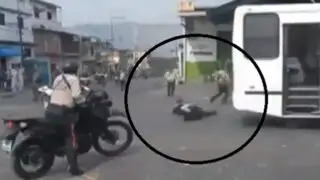 Venezuela: agentes mueren atropellados en protesta