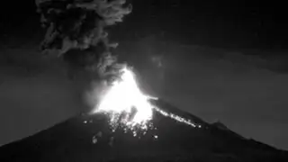 México: registran impactante explosión de volcán Popocatépetl