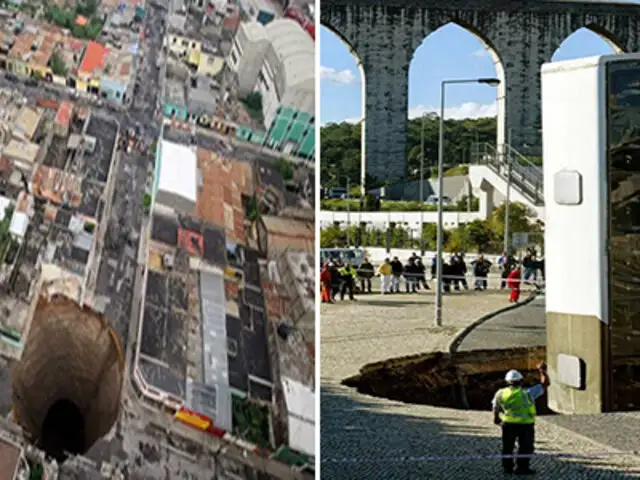 FOTOS: 12 socavones mortales que aparecieron de forma misteriosa en diferentes ciudades