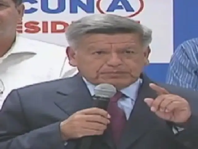 César Acuña realiza conferencia de prensa tras el fallo del JNE