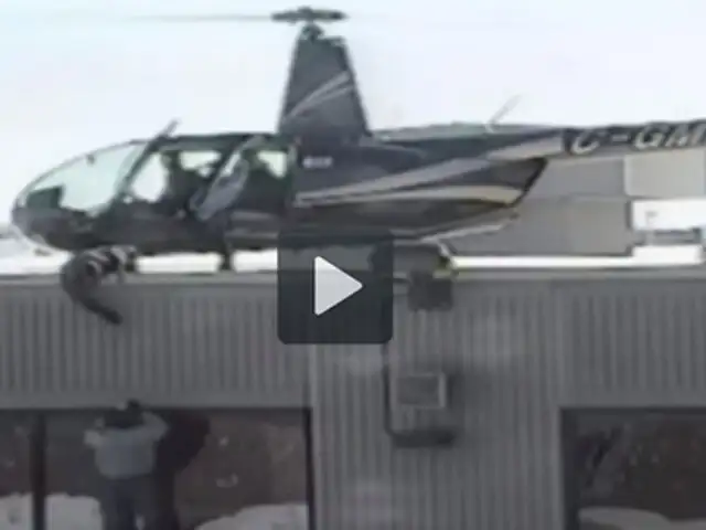 Canadá: así fue la impresionante fuga de dos presos en un helicóptero