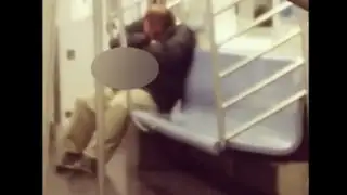 VIDEO: dormía placenteramente en el metro hasta que algo perturbó su sueño