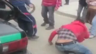 Huancayo: vecinos golpearon a sujeto que intentó robar en vivienda