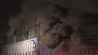 Cuartel de la FAP: controlan incendio luego de nueve horas