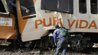 Costa Rica: 106 heridos deja choque frontal de trenes