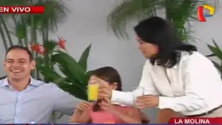 Keiko Fujimori tomó nutritivo desayuno a base de maca y quinua