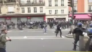 Violentas protestas contra reforma laboral en Francia