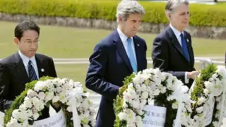 John Kerry realiza histórico homenaje a víctimas de Hiroshima