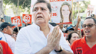 Alan García renuncia en forma irrevocable a la presidencia del APRA