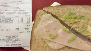 El sándwich 'premium' que indignó a una turista en el aeropuerto de Ibiza